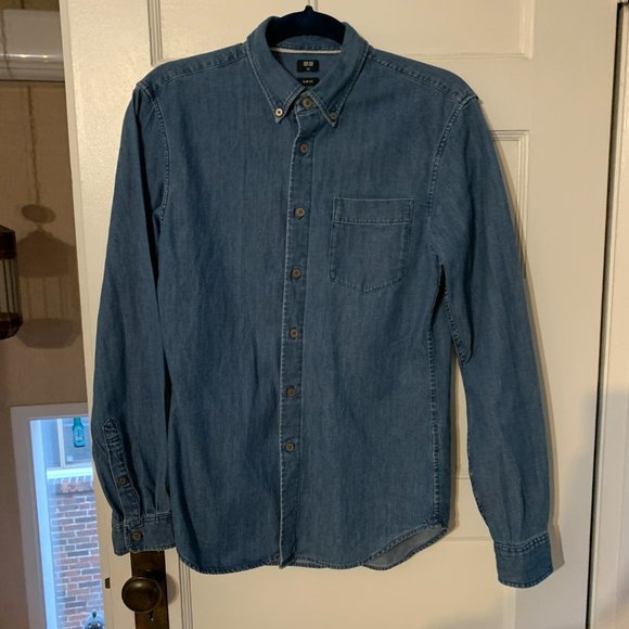 Uniqlo Jean Style Shirt - Picture 1 of 7